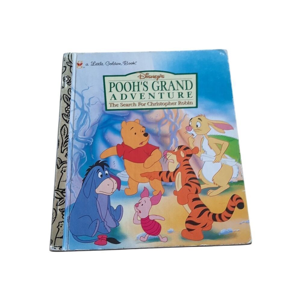 Disney Pooh's Grand Adventure Kids Book - Blue Cover